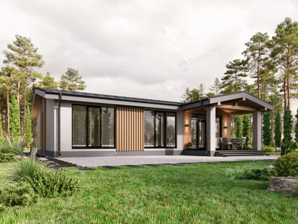 Дом из камня D-770