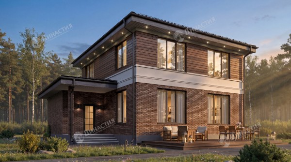 Дом из камня D-775