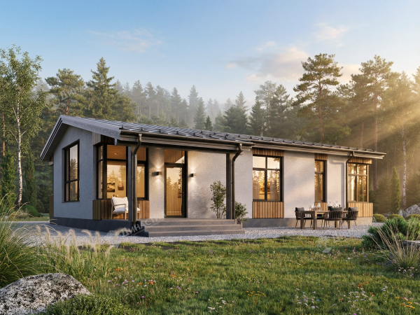 Дом из камня D-779