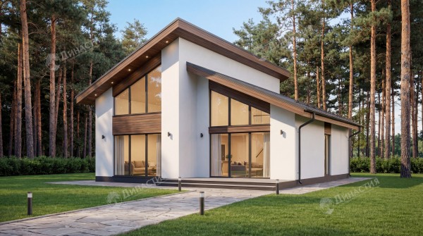 Дом из камня D-791