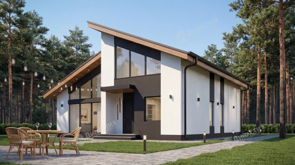 Дом из камня D-791