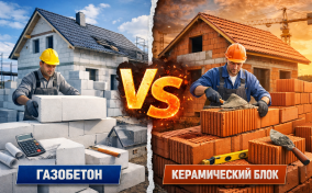 Газобетон или керамический блок: что лучше выбрать для строительства дома в 2026 году..