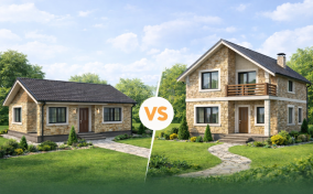 Одноэтажный или двухэтажный дом из газобетона выбрать?..