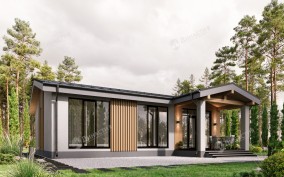 Дом из камня D-770