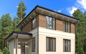 Дом из камня D-775