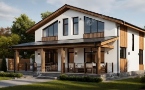 Дом из камня D-777