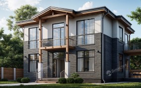 Дом из камня D-782