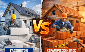 Газобетон или керамический блок: что лучше выбрать для строительства дома в 2026 году