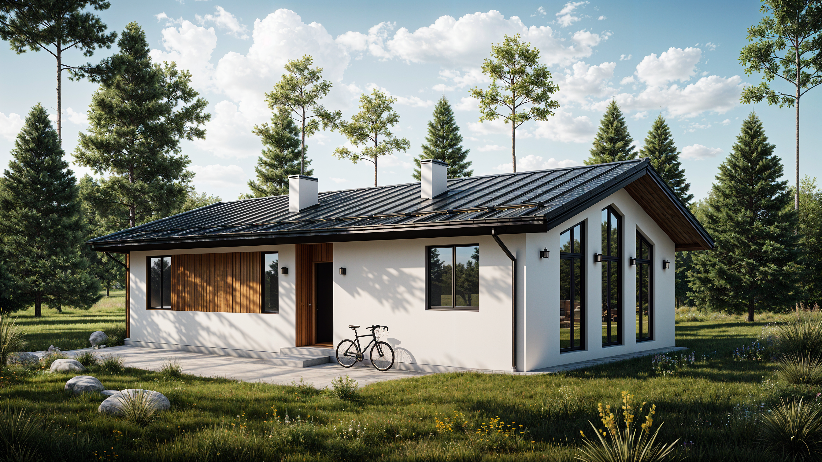 Пример дома из газобетона — проект VZ-784